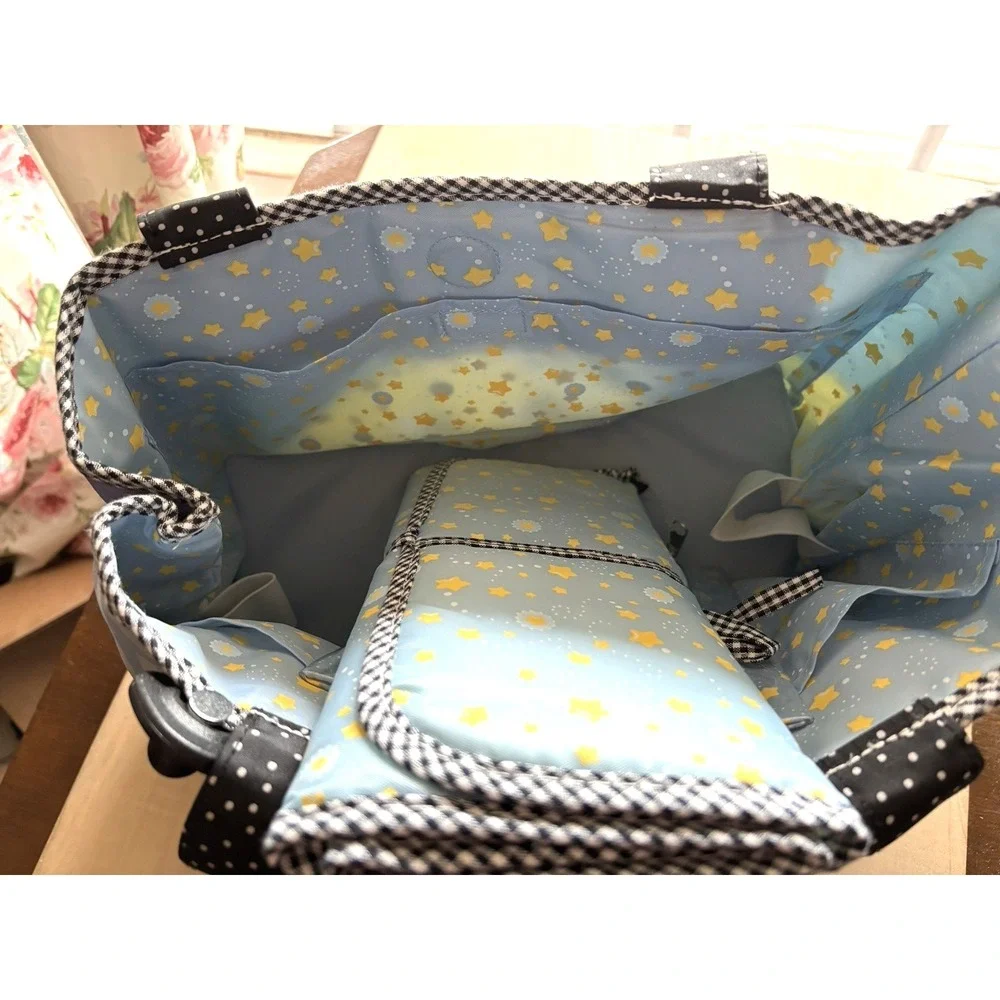 Vtg Mary Engelbreit Diaper Bag Cow Jumped Over the Moon NWT Changing Pad Pouch